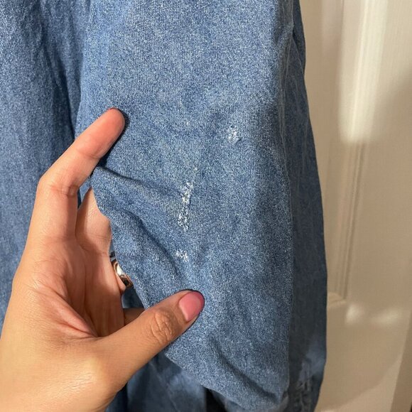 Vintage Bobbie Brooks Denim Button Down - Picture 4 of 5